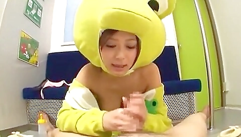 Amazing Japanese whore Haruki Sato in Incredible Amateur, Handjob JAV clip